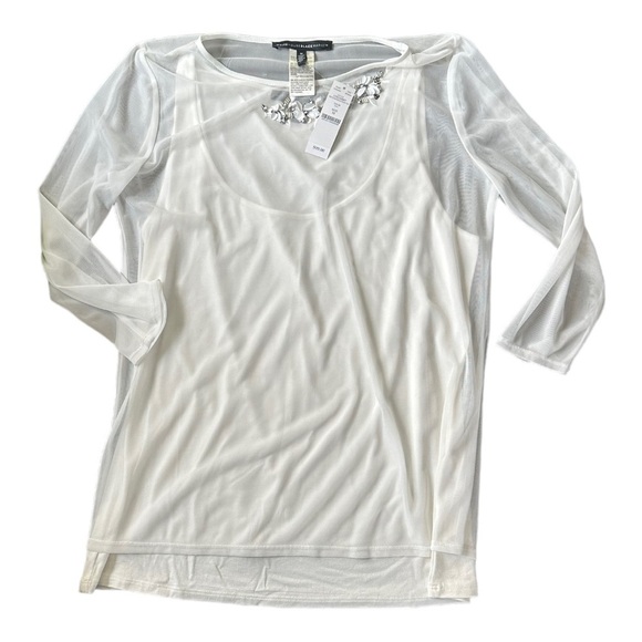 White House, Black market new white blouse.​​ - Picture 1 of 3